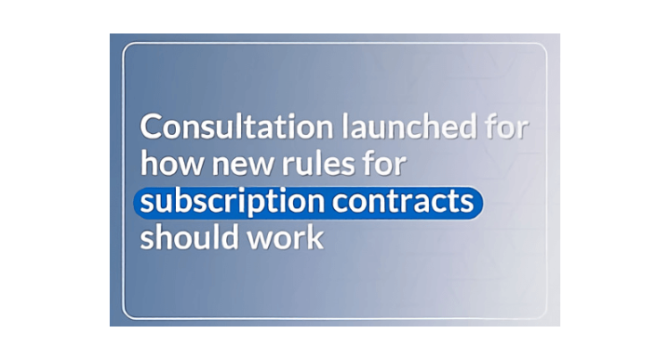 New rules to counter Subscription Traps. Artwork by Department for Business and Trade.