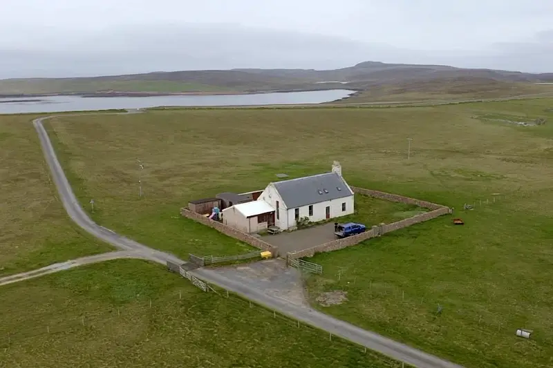 Papa Stour, Shetland Islands. Photo by DSIT, Oneweb and Keep Busy Productions.