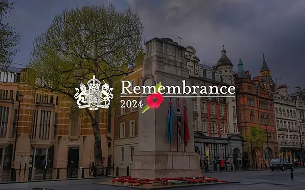 Remembrance 2024. Photo and artwork by Department for Culture, Media and Sport.