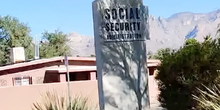 Social Security Office sign on 1st Avenue Tucson. Photo by Ivan Golden.
