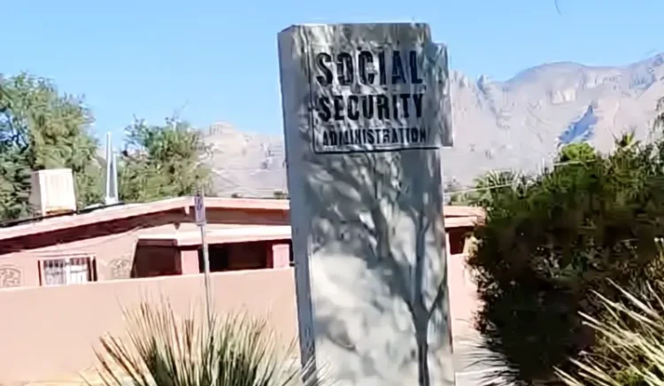 Social Security Office sign on 1st Avenue Tucson. Photo by Ivan Golden.