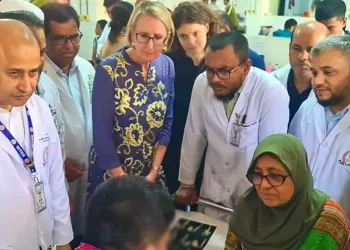 The British High Commissioner visits NITOR. Photo by British High Commission Dhaka.