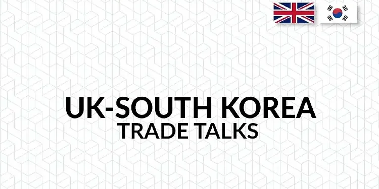 UK-South Korea trade talks November 2024. Artwork by the Department for Business and Trade.