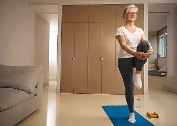 Working on balance and strength can help you stay healthier as you age. Photo by Yakobchuk Viacheslav.