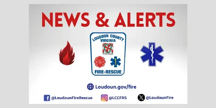 Fire News and Alerts. Artwork by the Loudoun County Combined Fire and Rescue System.