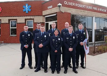 Fire and Rescue Graduates 46th Recruit Class. Photo by Loudoun County.