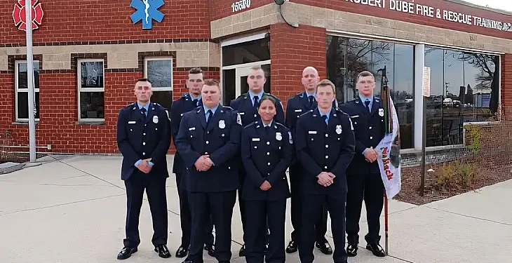 Fire and Rescue Graduates 46th Recruit Class. Photo by Loudoun County.