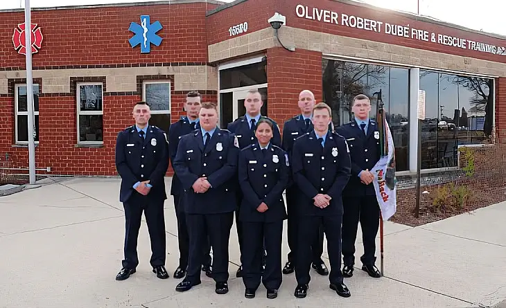 Fire and Rescue Graduates 46th Recruit Class. Photo by Loudoun County.