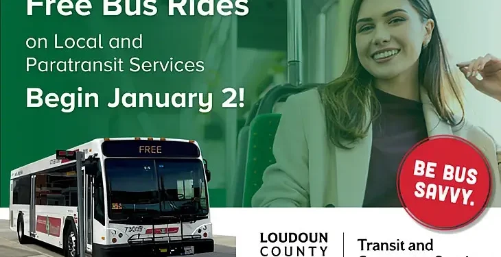 Free Service on Local and Paratransit Bus Services. Photo by Loudoun County.
