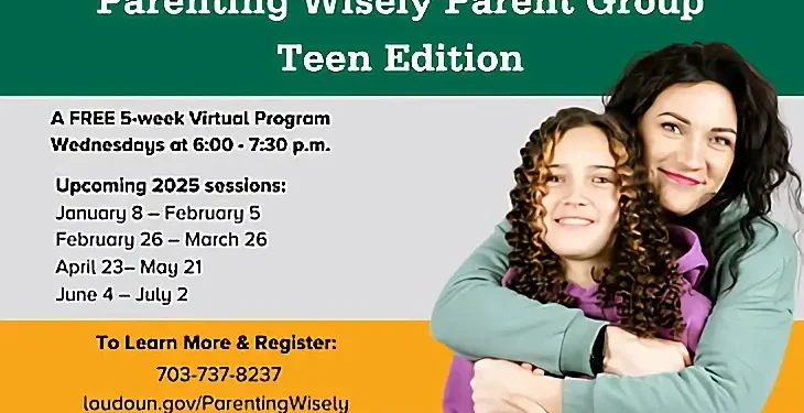 Loudoun County Offers Parent Support Program. Artwork by Loudoun County.