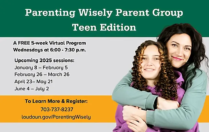 Loudoun County Offers Parent Support Program. Artwork by Loudoun County.