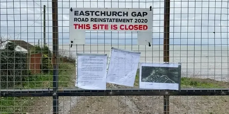 Shut! The Environment Agency is pursuing those responsible for dumping waste behind this gate. Photo by The Environment Agency.