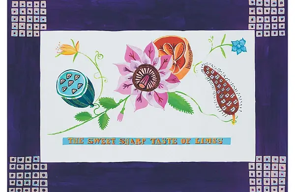 The sweet sharp taste of limes, 2018. Artwork by Lubaina Himid.