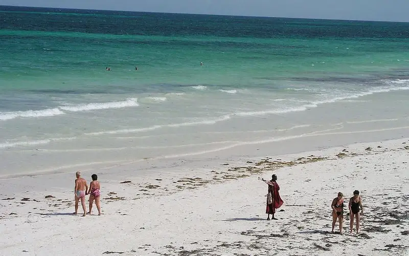 The white sands of Diani Beach, Kenya. Photo by Joao Maximo.