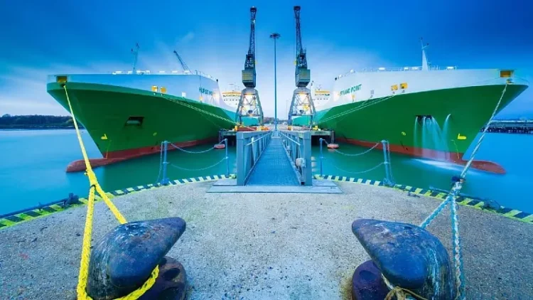Twin newly built ships. Sealift Contract secured. Photo by MOD.