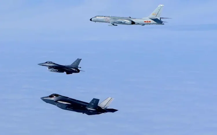 U.S. and Canadian airmen intercepted two Russian TU-95 and two Chinese H-6 military aircraft operating in the Alaska Air Defense Identification Zone July 24, 2024. Photo by US Airforce.