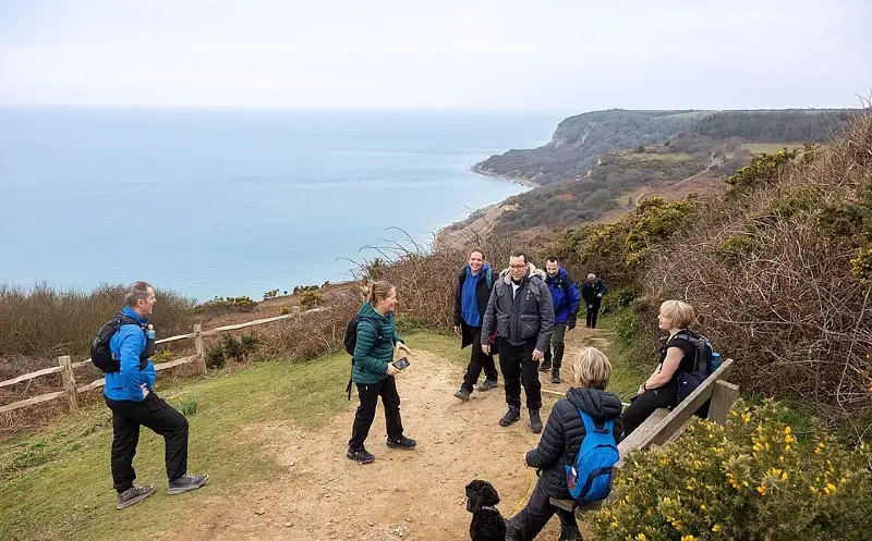 You don't have to walk all 28 miles. Break up the day and take in the magnificent views. Photo by Kent and East Sussex County Council.