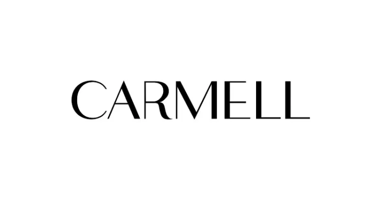 Carmell Log. Physician-dispensed skincare products. Artwork by Carmell.