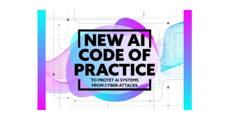 New AI Code of Practice. Artwork by the DSIT.