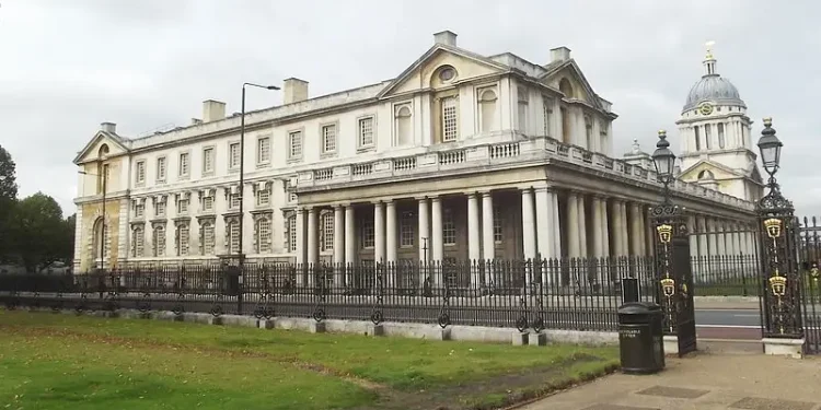 Old Royal Naval College, Greenwich - King William Court. Photo by Ell Brown.