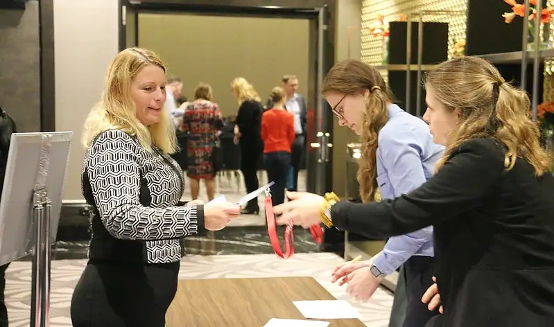 Registering for Belarus election observation mission, Minsk. Photo by Oscepa.