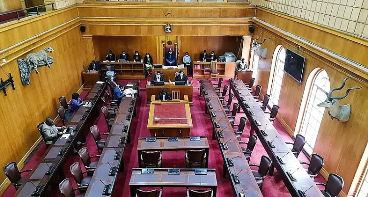 Senate of Zimbabwe Chamber. Photo by Mangwanani.