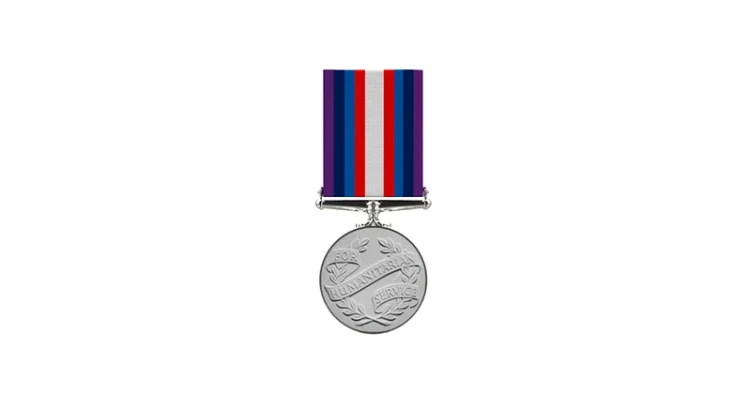 The Humanitarian Medal. Photo by the Foreign Office