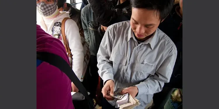 Ticket Seller. Photo by Charles Haynes.