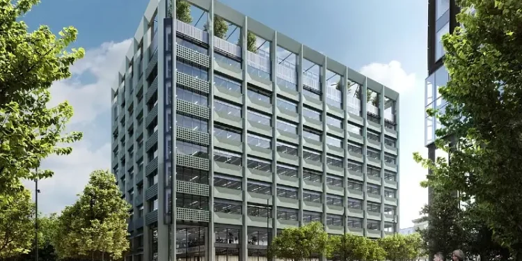 A CGI of the Manchester, First Street new government building. Photo by Government Property Agency