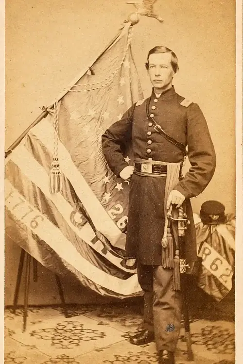 An officer assigned to the 26th Ohio Infantry. Photo by Civil War Heritage Collection.