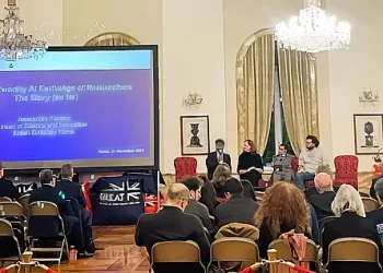 Conference of UK-Italy Trustworthy AI Visiting Researcher Programme. Photo by UK Science and Technology Network.