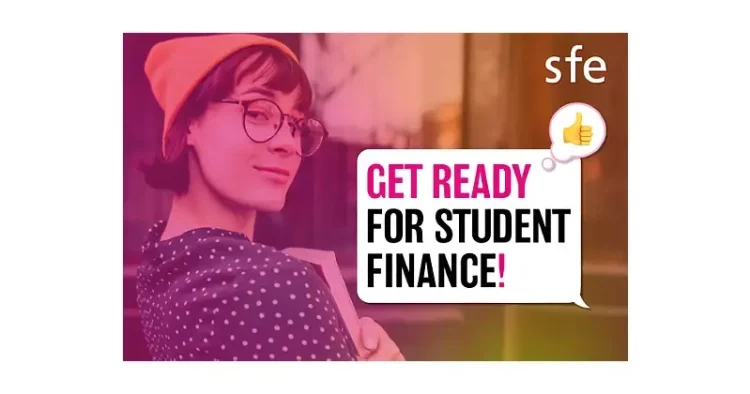 Get ready for student finance. Artwork by the Student Loans Company.