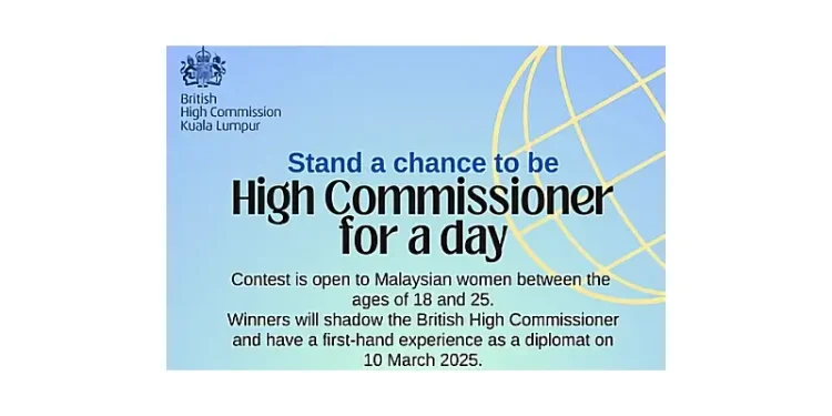 High Commissioner for a Day in Malaysia, Kuala Lumpur. Artwork by The British High Commission.