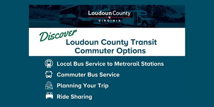 Loudoun County Transit Commuter Options. Artwork by Loudoun County.
