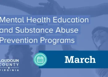 Loudoun mental health education and training. Artwork by Loudoun County.