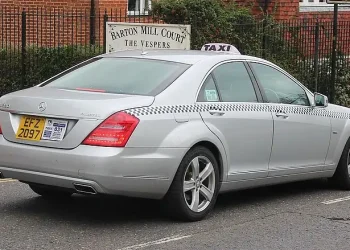 Mercedes S350 Bluetec taxi. Photo by Charles Cars.
