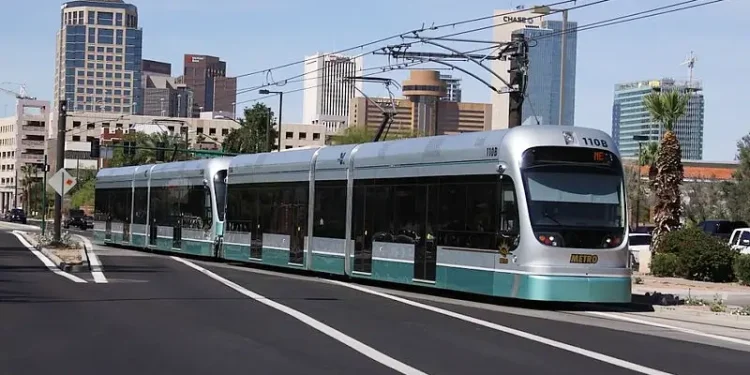 Phoenix BRT Express Exterior. Photo by Kinkisharyo.