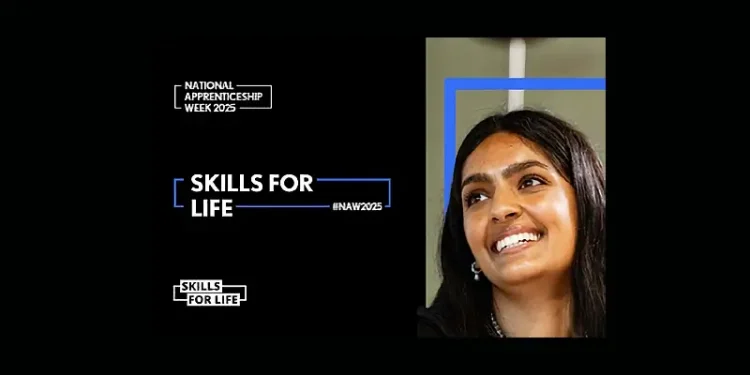 Skills For Life apprenticeship week 2025. Artwork by the Student Loan Company.