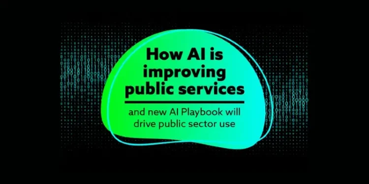 The new AI Playbook for government. Graphics by the Dept. for Science Innovation and Technology.