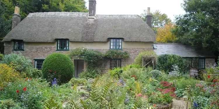 Thomas Hardy's cottage, England. UK mortgage guarantee scheme potential. Photo by FlissJ.
