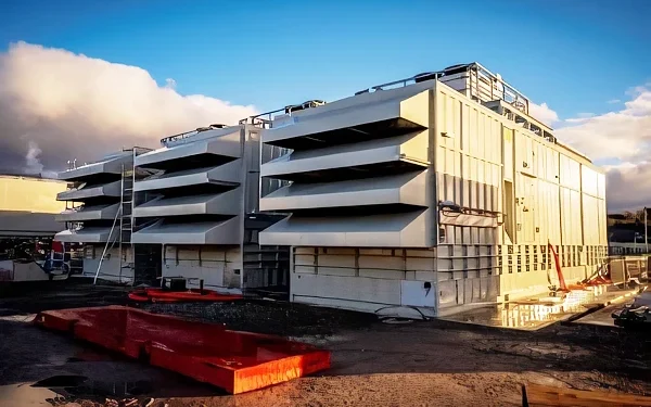 Three of the six new generator modules at Sellafield. Photo by Sellfield Ltd.