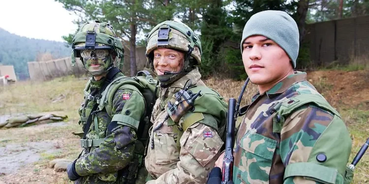 UK Army Cadets at Exercise Dynamic Victory. Photo by 7th Army Training Command.