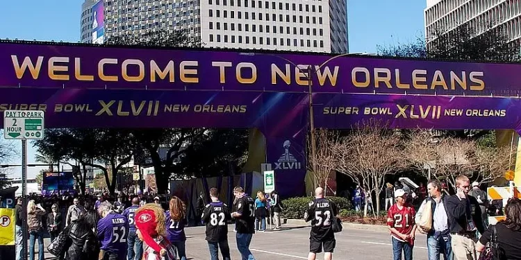 Welcome to New Orleans Super Bowl XLVII. Photo by Austin Kirk.