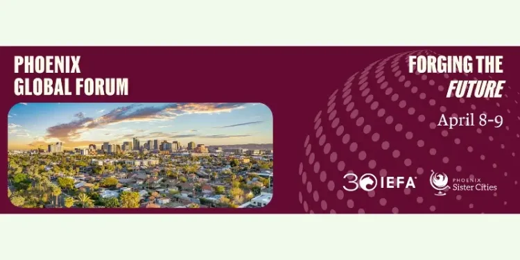 2025 Phoenix Global Forum. Artwork by the City of Phoenix