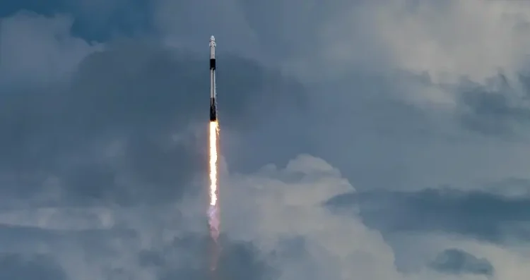 A SpaceX Falcon 9 rocket launches from Space Launch Complex 40 at Cape Canaveral Space Force Station, Fla., Sept. 28, 2024. Photo by Air Force, Spencer Contreras.