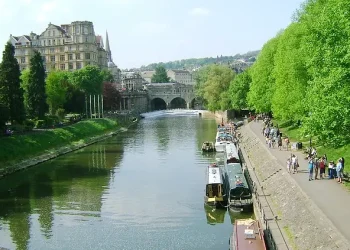 Bath river in the county of Avon. Photo by CeresB.