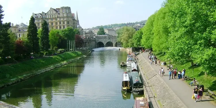 Bath river in the county of Avon. Photo by CeresB.