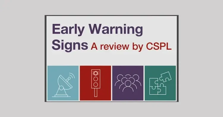 CSPL Early Warning Signs. Artwork by Committee on Standards in Public Life.