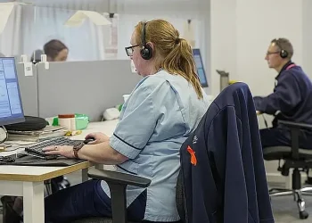Call Centre in Dundee. Photo by the Scottish Government.