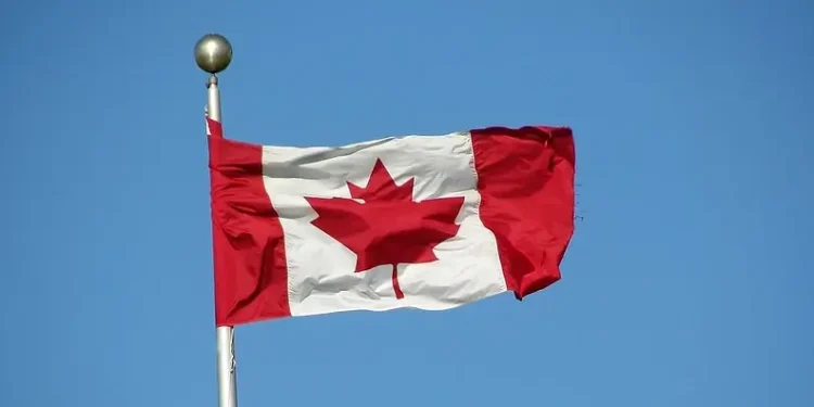 Canadian Flag. Photo by Laurel L. Russwurm.